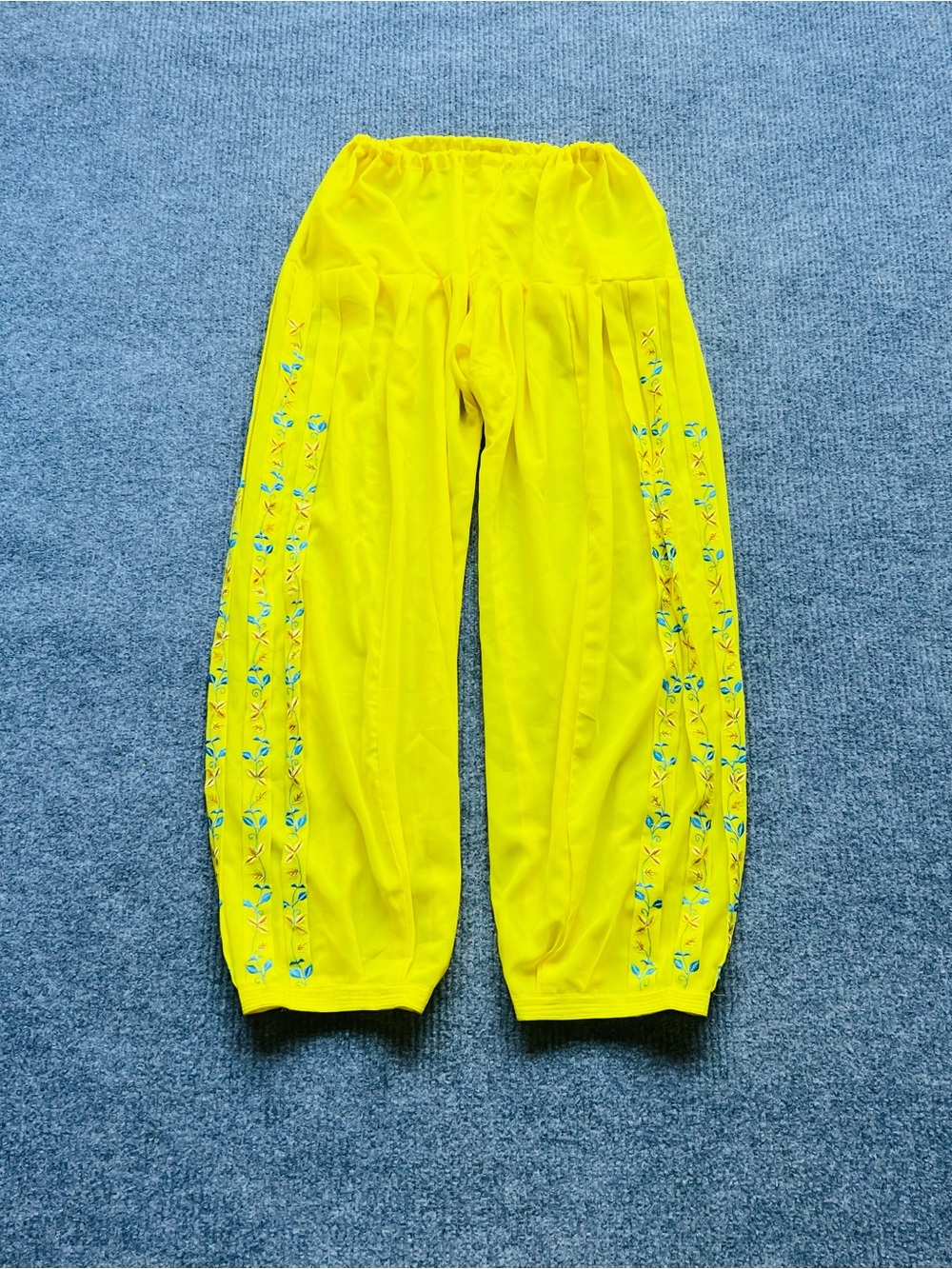 Vintage Embroidered Balloon Pants
